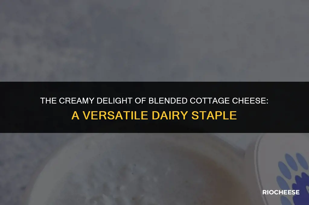 what is blended cottage cheese