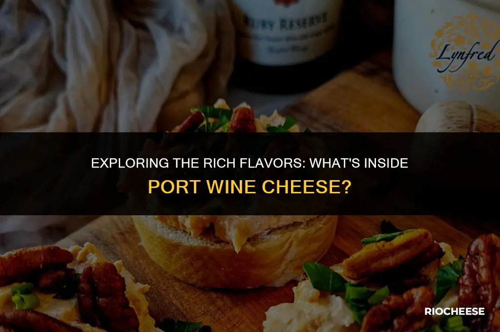 what is in port wine cheese