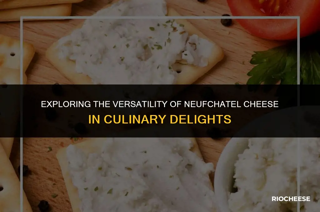 what is neufchatel cheese used for