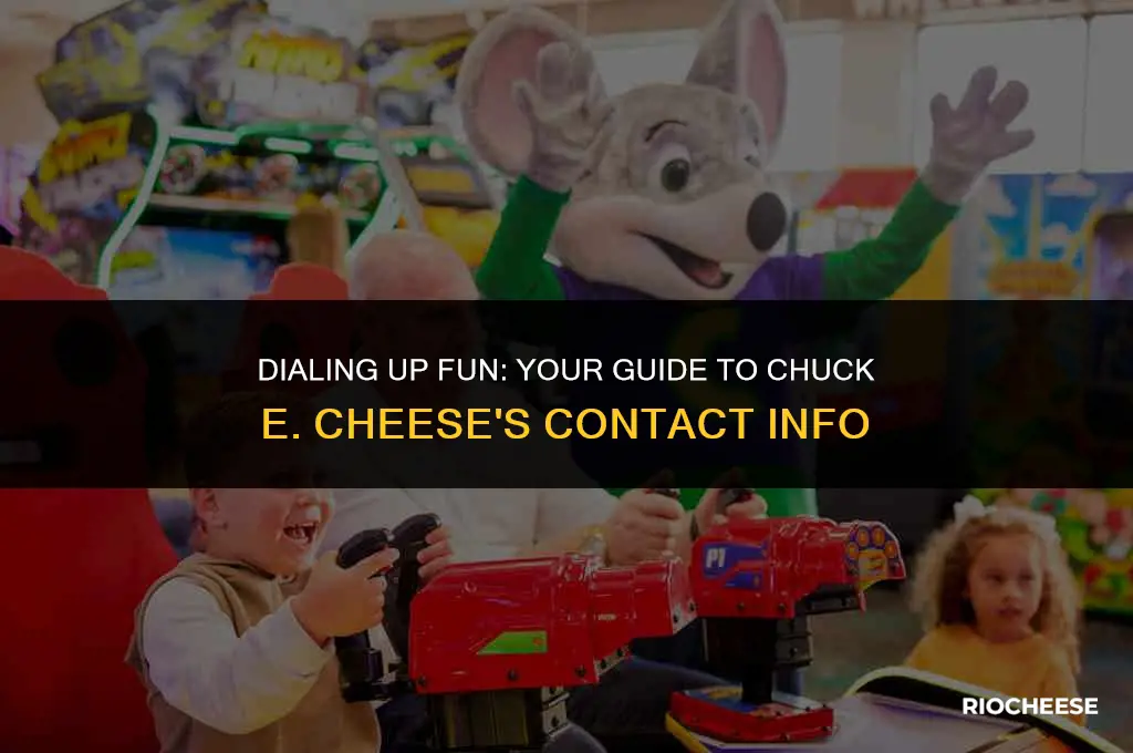 what is the number to chuck e cheese
