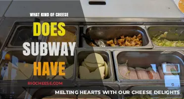 Unveiling Subway's Cheese Selection: A Comprehensive Guide
