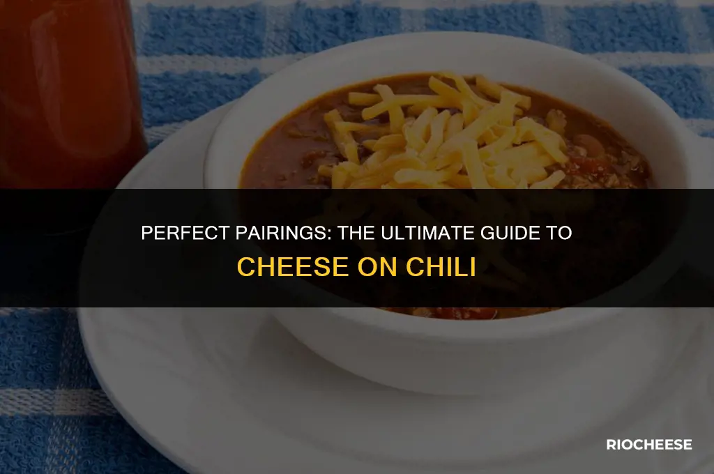 what kind of cheese goes on chili