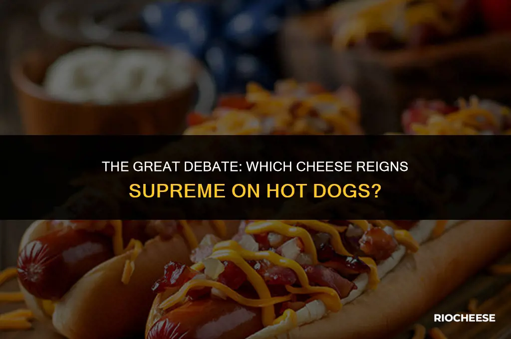 what kind of cheese goes on hot dogs