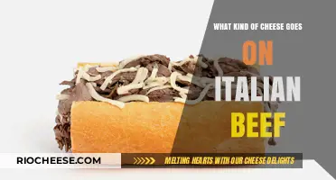 Savoring the Perfect Blend: Italian Beef's Cheesy Companion