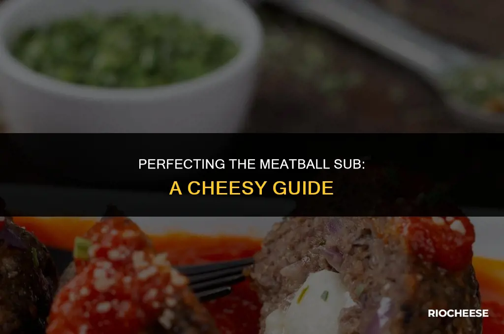 what kind of cheese goes on meatball sub
