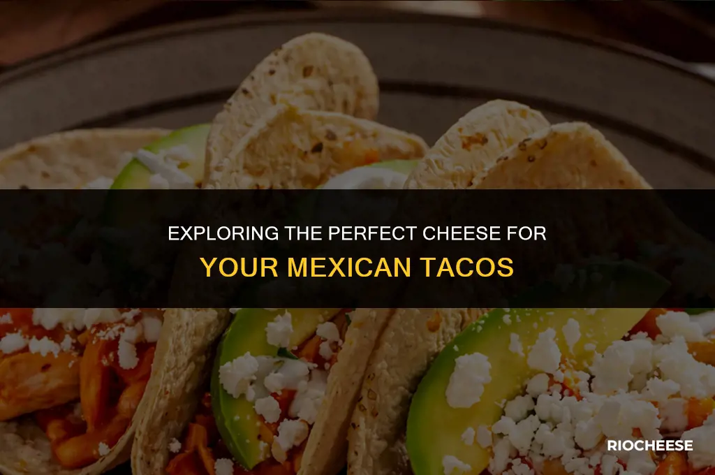 what kind of cheese goes on mexican tacos