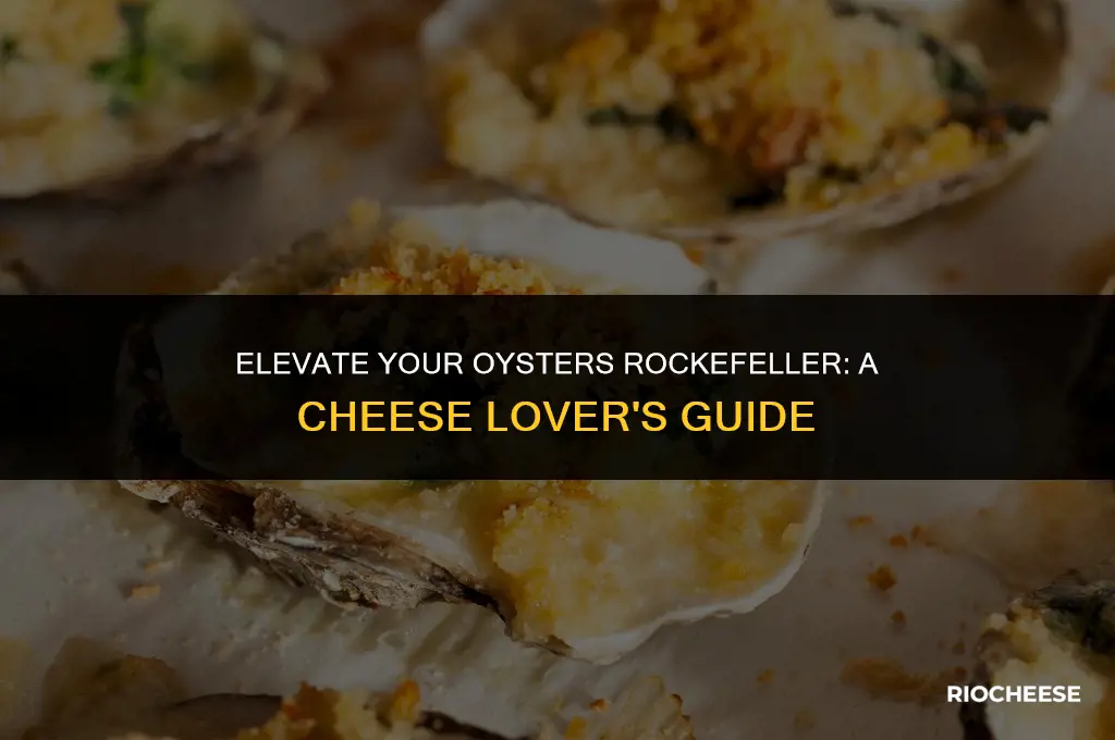 what kind of cheese goes on oysters rockefeller