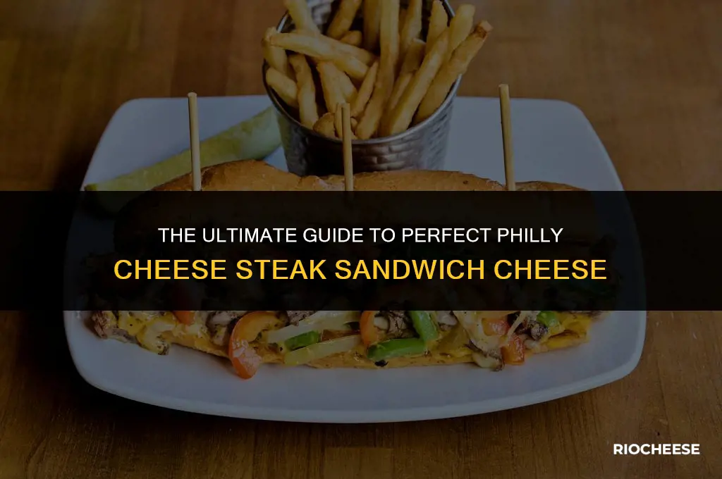 what kind of cheese goes on philly cheese steak sandwich