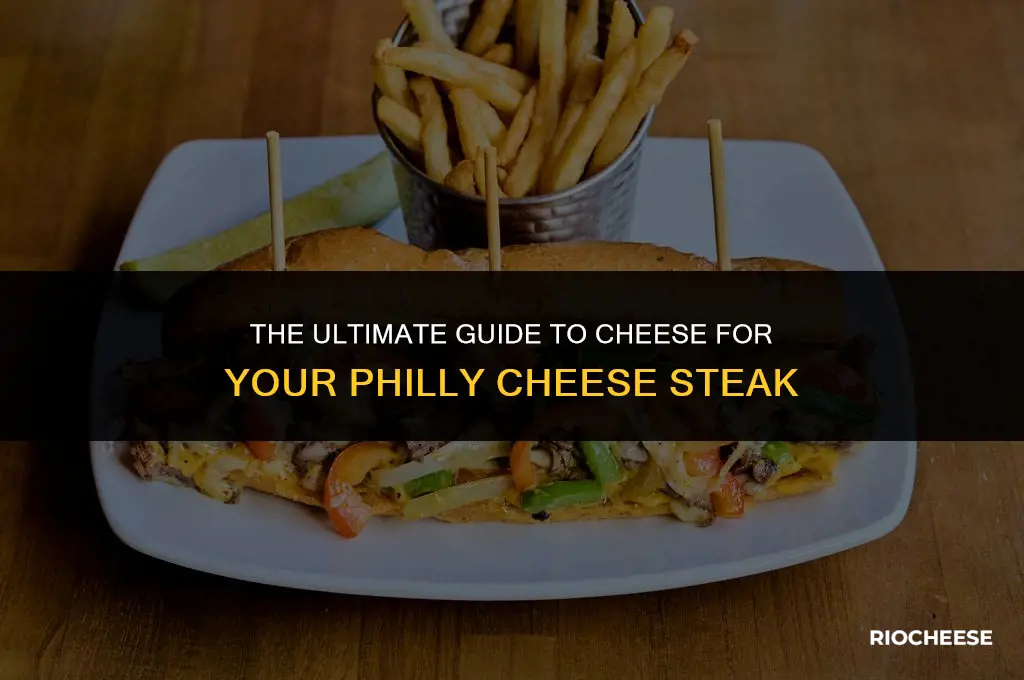 what kind of cheese goes on philly cheese steak