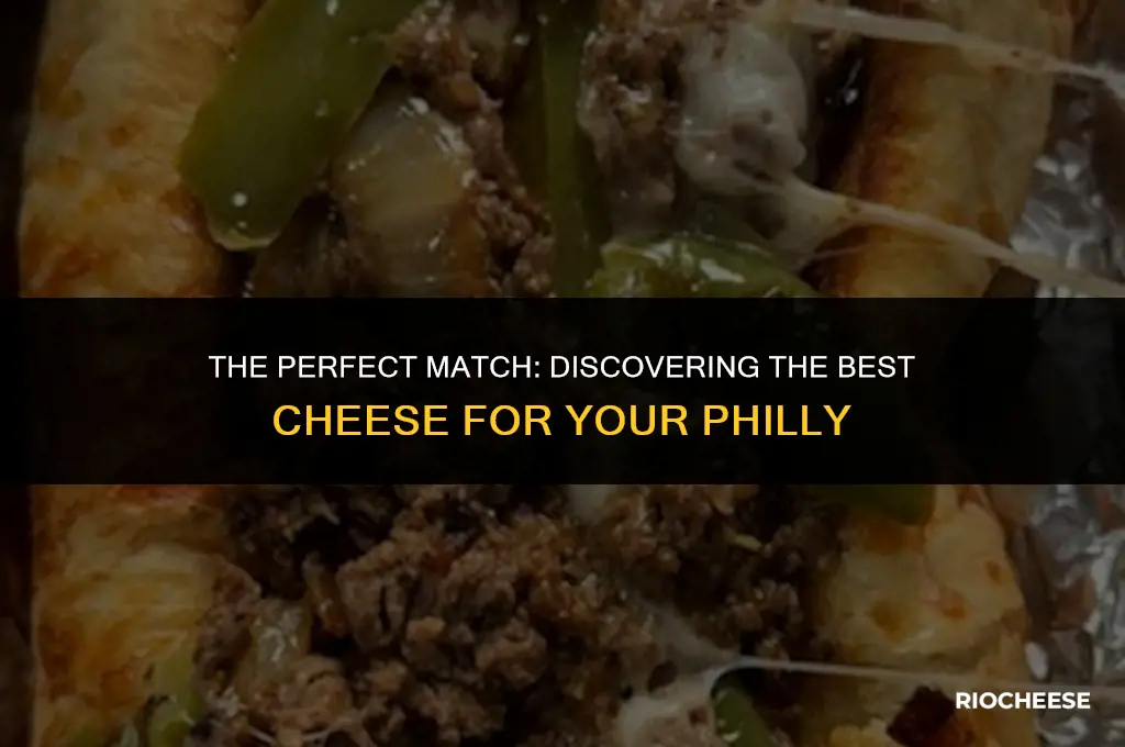 what kind of cheese goes on philly