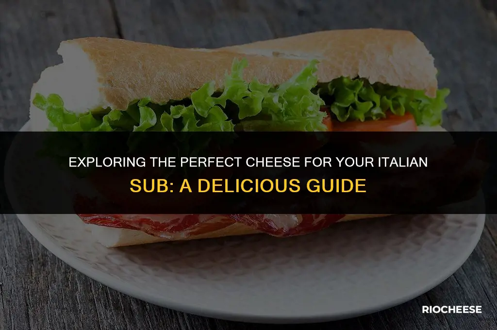 what kind of cheese on italian sub