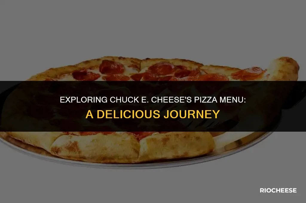what kind of pizza does chuck e cheese have