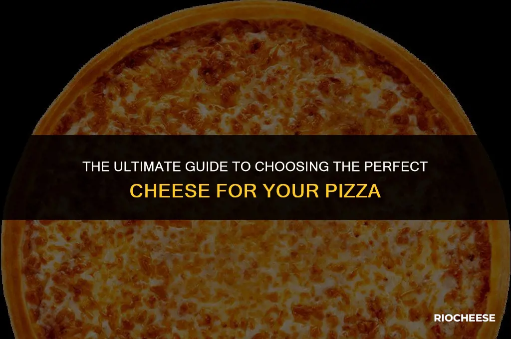 what kinda cheese goes on pizza