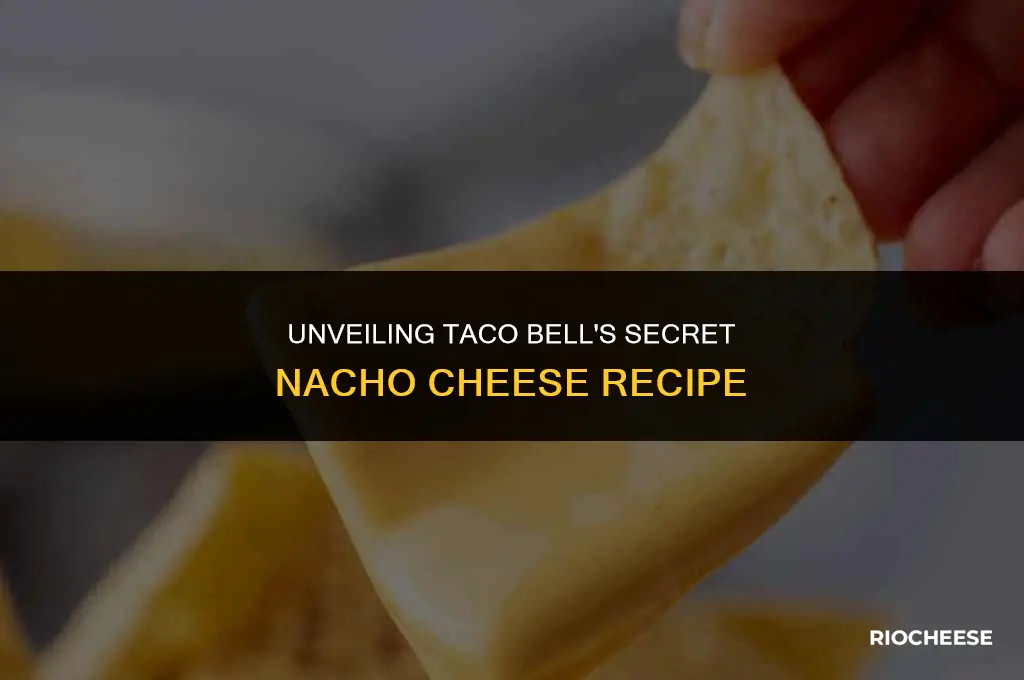 what nacho cheese does taco bell use