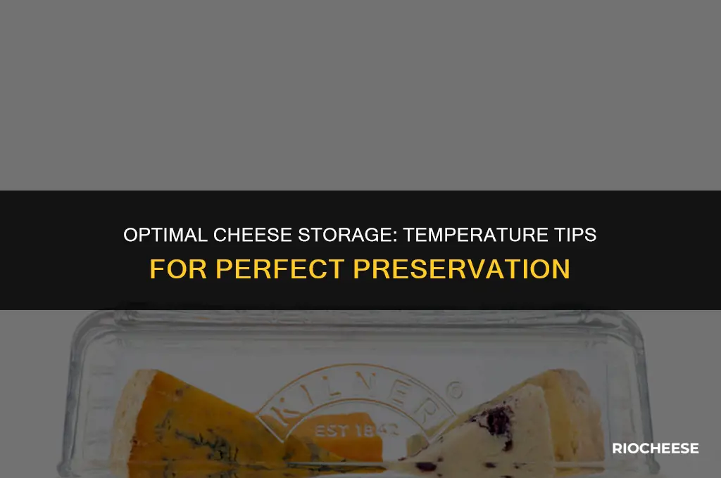 what temp should cheese be stored at