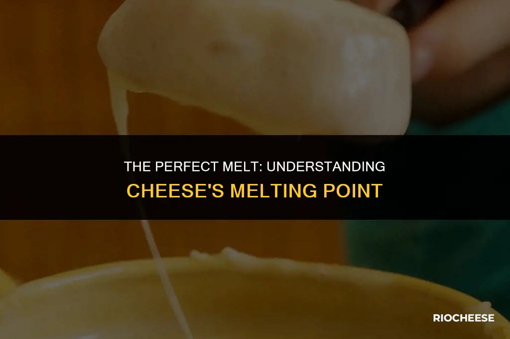what temperature does cheese melt at