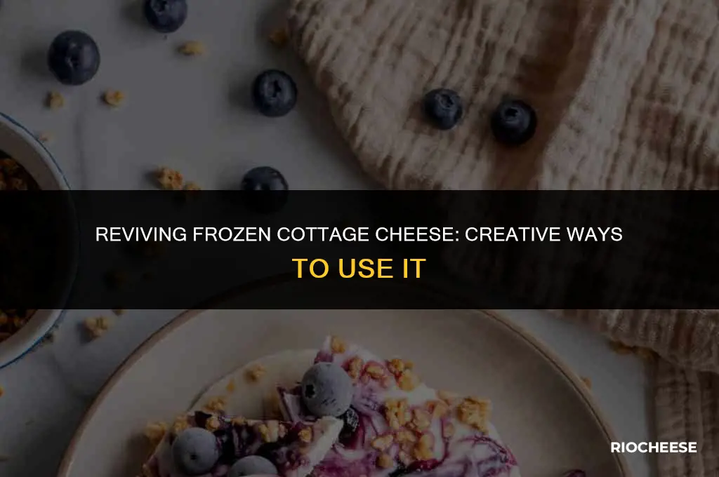 what to do with frozen cottage cheese