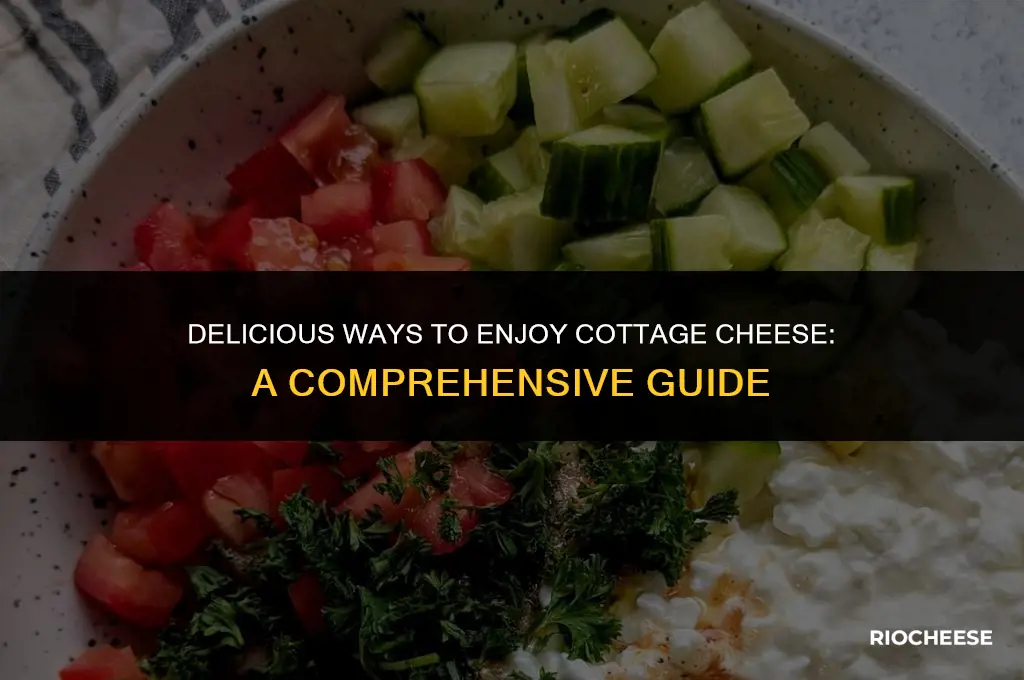 what to put cottage cheese on