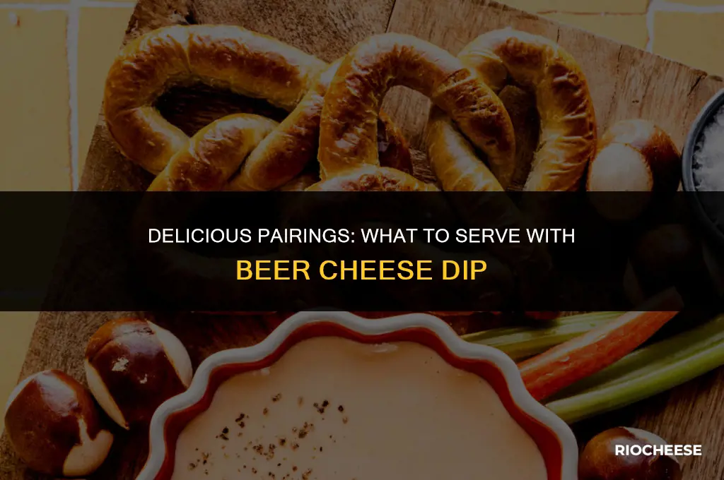 what to serve with beer cheese dip