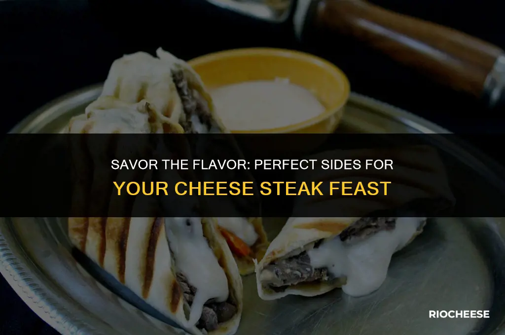 what to serve with cheese steaks