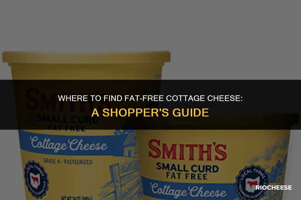where to buy fat free cottage cheese