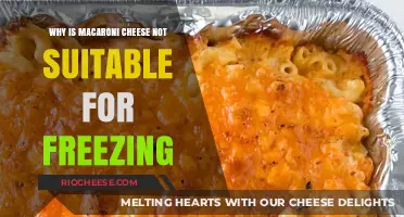 The Freezing Dilemma: Why Macaroni Cheese Doesn't Freeze Well