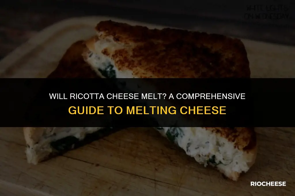 will ricotta cheese melt